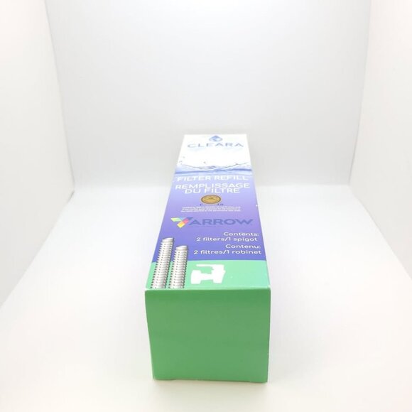Arrow Home Cleara Water Filter System 2 Filters 1 Spigot H2O Refill New Sealed - Picture 9 of 9